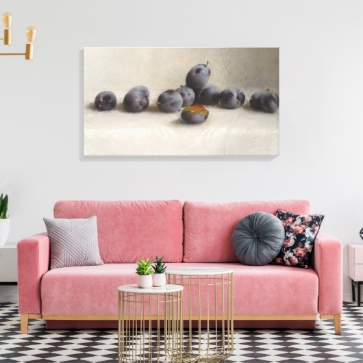 Zwölf Pflaumen Leinwanddruck (Insitu (Wohnzimmer))