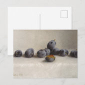 Zwölf Pflaumen Postkarte (Vorne/Hinten)