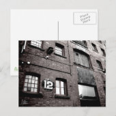 Zwölf [Postkarte] B&W Postkarte (Vorne/Hinten)