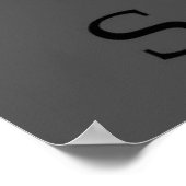 Zwölf Rosette Poster (Ecke)