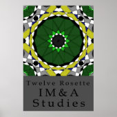 Zwölf Rosette Poster (Vorne)