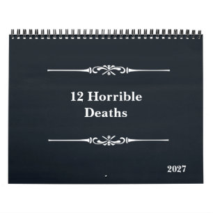 Zwölf schreckliche Tode 2027 Kalender