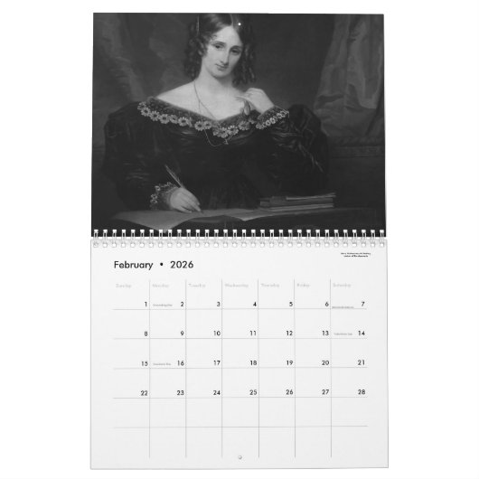 Zwölf schreckliche Todesfälle 2026 - Kalender (Feb 2026)