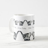 Zwölf silberne Tabbies Kaffeetasse (Vorderseite Links)