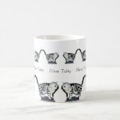 Zwölf silberne Tabbies Kaffeetasse (Mittel)
