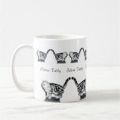 Zwölf silberne Tabbies Kaffeetasse (Links)