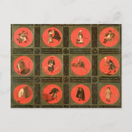 Zwölf Sprichwörter, c. 1558-60 Postkarte (Vorderseite)
