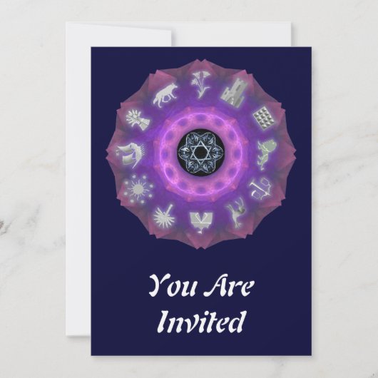 Zwölf Stämme Einladung (Vorderseite)