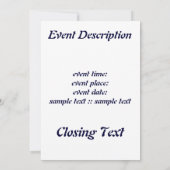 Zwölf Stämme Einladung (Rückseite)