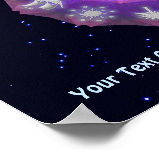 Zwölf-Stämme-Fraktal Poster (Ecke)