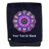 Zwölf-Stämme-Fraktal Rucksack (Vorderseite)