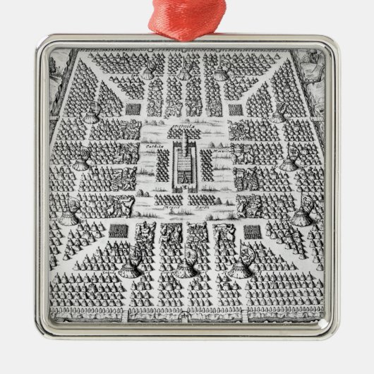 Zwölf Stämme Israel Ornament Aus Metall (Vorne)