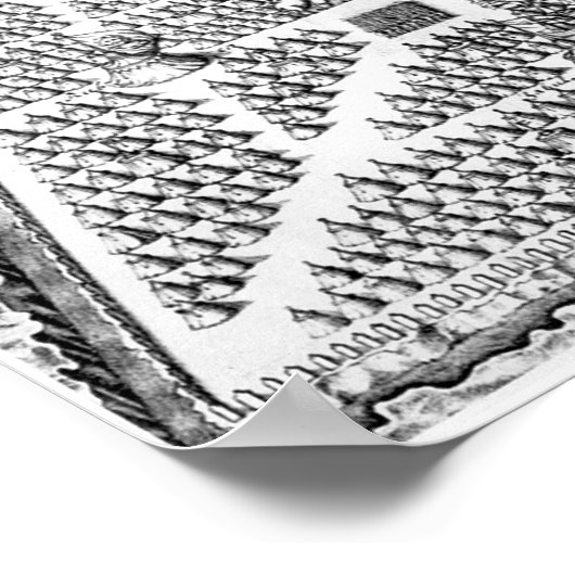 Zwölf Stämme Israels Poster (Ecke)