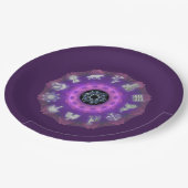 Zwölf Stämme Pappteller (Schrägansicht)