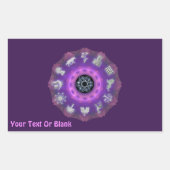 Zwölf Stämme Rechteckiger Aufkleber (Vorderseite)