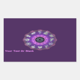 Zwölf Stämme Rechteckiger Aufkleber