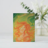 Zwölf Sterne Postkarte (Stehend Vorderseite)