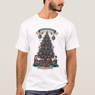 Zwölf Tage des Weihnachts-T-Shirts, Verzierte Gesc T-Shirt