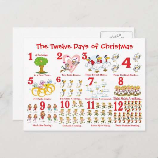 Zwölf Tage Weihnachten (Vorne/Hinten)