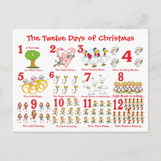 Zwölf Tage Weihnachten (Vorderseite)