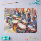 Zwölf Tage Weihnachten: Drummer Drumming (C), Seidenpapier (Basteln)