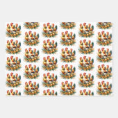 Zwölf Tage Weihnachten  Geschenkpapier Set (Vorderseite 3)