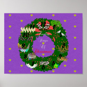 Zwölf Tage Weihnachten Poster