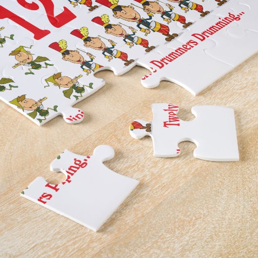 Zwölf Tage Weihnachten Puzzle (Seite)