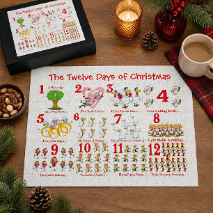 Zwölf Tage Weihnachten Puzzle