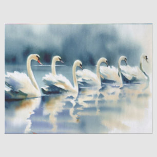 Zwölf Tage Weihnachten: Swans A-Swimming (B), Seidenpapier