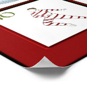 Zwölf Tage Weihnachtsgebäck drucken Poster (Ecke)