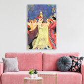 Zwölf tanzende Prinzessinnen Vintage Märchen Leinwanddruck (Insitu (Wohnzimmer))