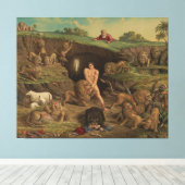 Zwölf Versuchungen Daniel in den Lions' Den (1877) Leinwanddruck (Insitu (Holzboden))