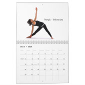 Zwölf Yoga-Posen-Heiligtum Kalender (Mär 2026)