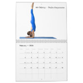Zwölf Yoga-Posen-Heiligtum Kalender (Feb 2026)