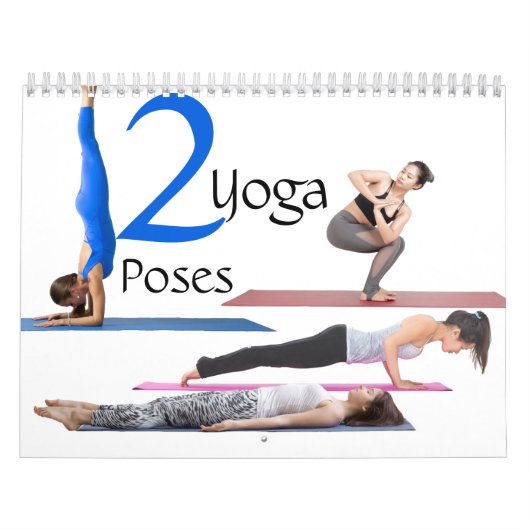 Zwölf Yoga-Posen-Heiligtum Kalender (Titelbild)
