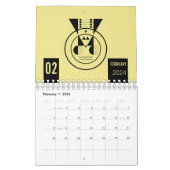 Zwölffache Bestie: Eine geometrische Zodiac-Reise Kalender (Feb 2026)