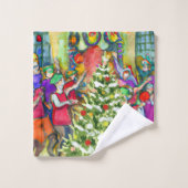 Zwölfte Nacht Badhandtuch Set (Waschlappen)