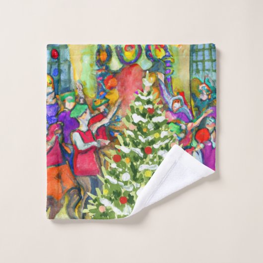 Zwölfte Nacht Badhandtuch Set (Waschlappen)