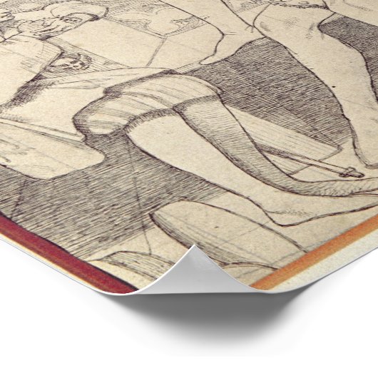 Zwölfte Nacht, c.1850 Poster (Ecke)