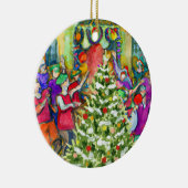 Zwölfte Nacht Keramik Ornament (Rechts)