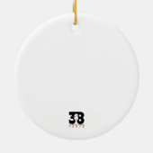 Zwölfte Nacht Keramik Ornament (Hinten)