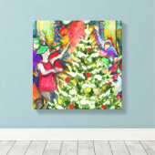 Zwölfte Nacht Leinwanddruck (Insitu (Holzboden))