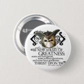 Zwölfte Nachtzitat Button (Vorne & Hinten)