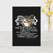 Zwölfte Nachtzitat Karte (Gelbe Blume)