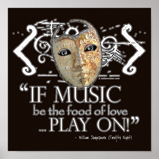 Zwölftel-Night-Musikangebot Poster (Vorne)