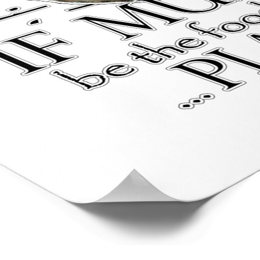 Zwölftel-Night-Musikangebot Poster (Ecke)