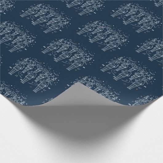 Zwölfter Tag der Weihnachtsgeschenkverpackung Geschenkpapier (Ecke)