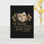 Zwölftes Nachtmusikangebot (Gold-Version) Karte (Gelbe Blume)