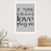 Zwölftes Night Full Text Poster (Küche)